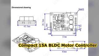 JYQD V6 3E2 BLDC 모터 컨트롤러 드라이버 보드 검토