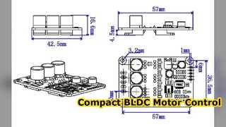 JYQD V9 20B 센서리스 BLDC 모터 컨트롤러 보드