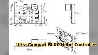 JYQD V9 20B BLDC 모터 컨트롤러 소형 드라이버 보드